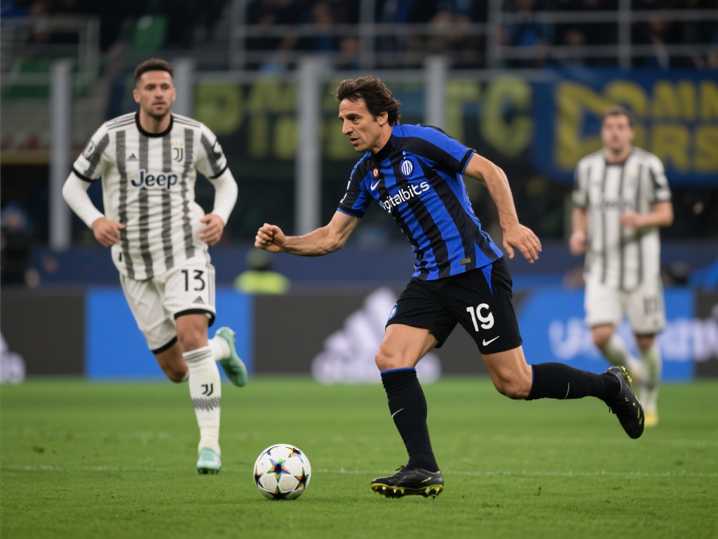 以去年对阵尤文图斯的比赛为例，国际米兰在主场凭借顽